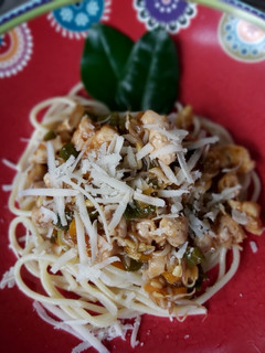 Foto resep Spaghetti Ayam