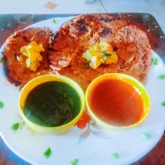 A picture of Powerful healthy nutritious crispy potato masala Sattu dosa.