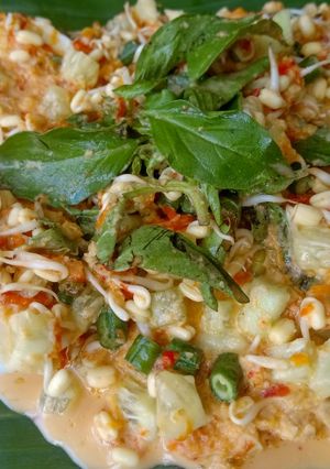 Foto resep Sambal trancam tempe & telor asin.