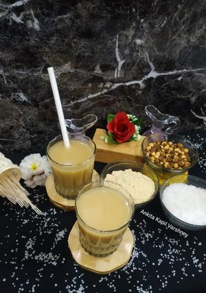 A picture of Sattu (Sharbat).