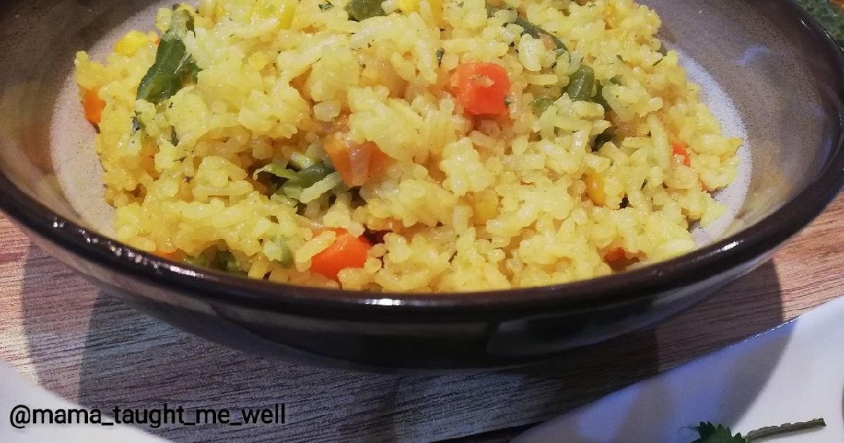 Mas Ma Rice Savoury Rice Recipe by mama_taught_me_well - Cookpad
