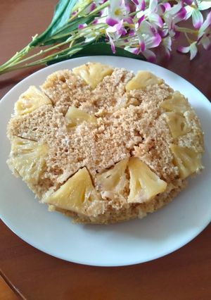 A picture of Pineapple upside down cake.