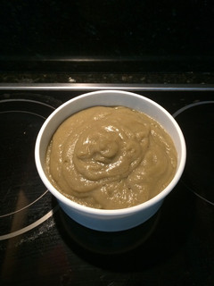 Una foto de Crema de berenjenas fit