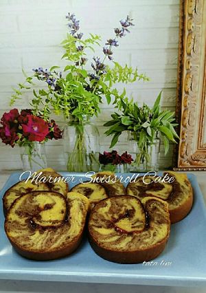 Foto resep Marmer Swissroll Cake