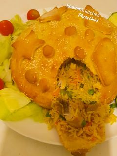 Parda chicken fried rice ainihin hoton girkin