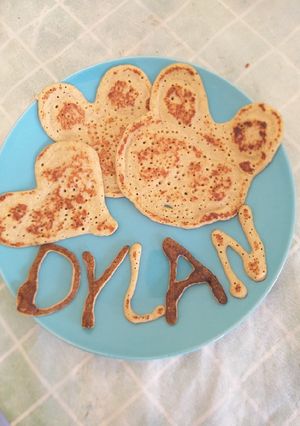 Una foto de Hotcakes de avena y banana
