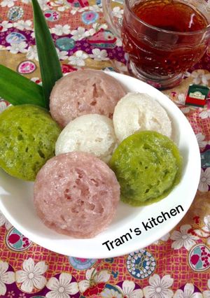 A picture of Fail-Proof Bánh Bò (Vietnamese Steamed Rice Cake).