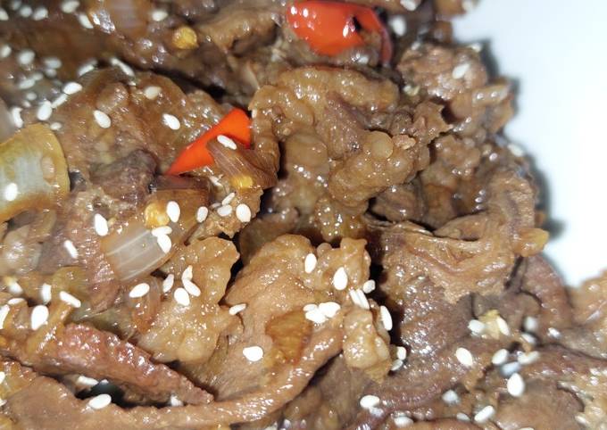 Resep Beef Teriyaki Resep Beef Teriyaki