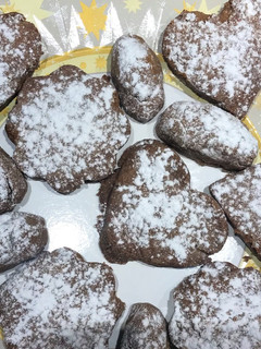 Una foto de Polvorones de chocolate