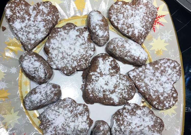 Polvorones de chocolate