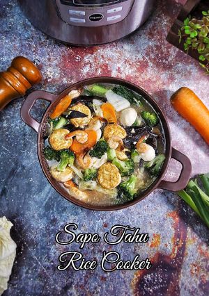 Foto resep Sapo Tahu Brokoli pake Rice Cooker