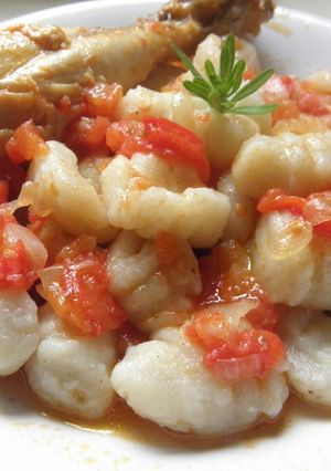 Una foto de Ñoquis de queso crema