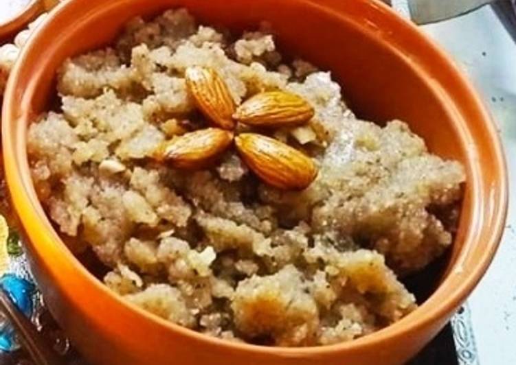 Recipe of Super Quick Homemade Shinghada Sheera