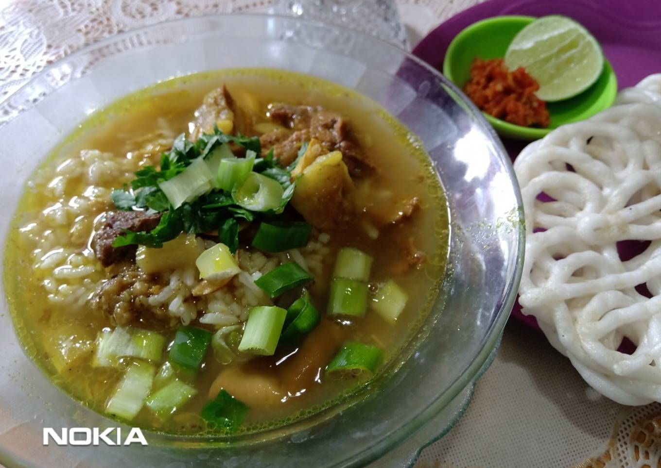 Soto daging (soto madura)