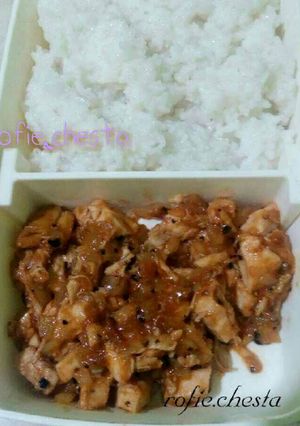Foto resep Ayam suwir lada hitam