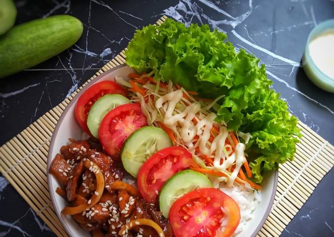 Ayam teriyaki bowl