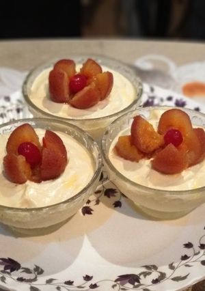 A picture of Mango mousse.