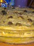 Puding roti keju kismis