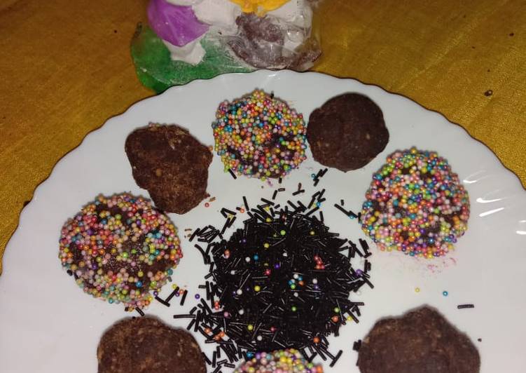 Steps to Make Homemade Chocolate balls