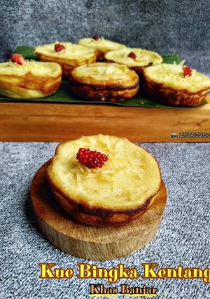 Foto resep 137. Kue Bingka Kentang Khas Banjar