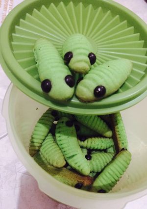 Foto resep Caterpillar cookies / kue ulat
