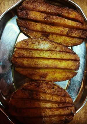 A picture of Sindhi Aloo Tuk.