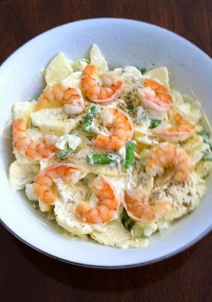 Una foto de Ensalada de Camarones 🍤 🍏Mercedes ©