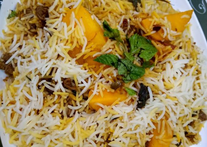 Qeema ki biryani