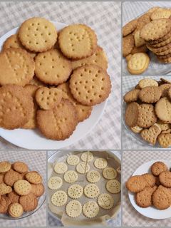 صورة لوصفة بسكويت الزبدة🧈 مع جوز الهند 🥥