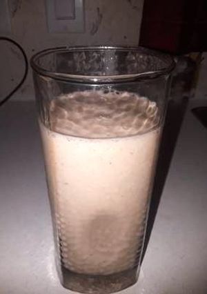Una foto de Batido de banana y almendras para bajar de peso
