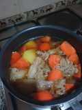 เนื้อต้มมันฝรั่ง (อย่างง่าย) nikujaga