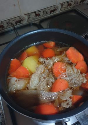 รูปของ เนื้อต้มมันฝรั่ง (อย่างง่าย) nikujaga