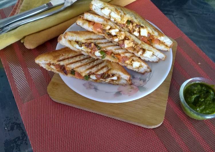 Recipe of Favorite Paneer sanwich