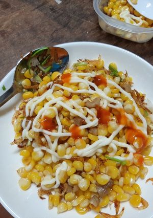 Hình của món Bắp xào tép.