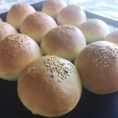 Red bean buns A picture of Red bean buns.