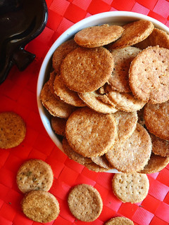 Una foto de Galletitas saladas integrales