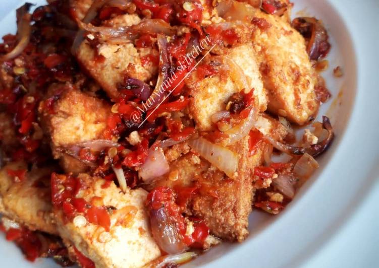 Recipe: Yummy Peppered awara/tofu