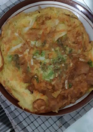 Foto resep Omlet sayur vegie
