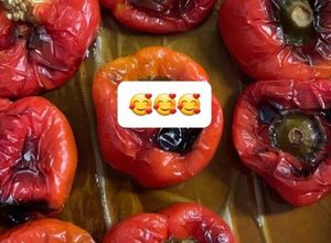 Foto de Pimentos assados na Airfryer