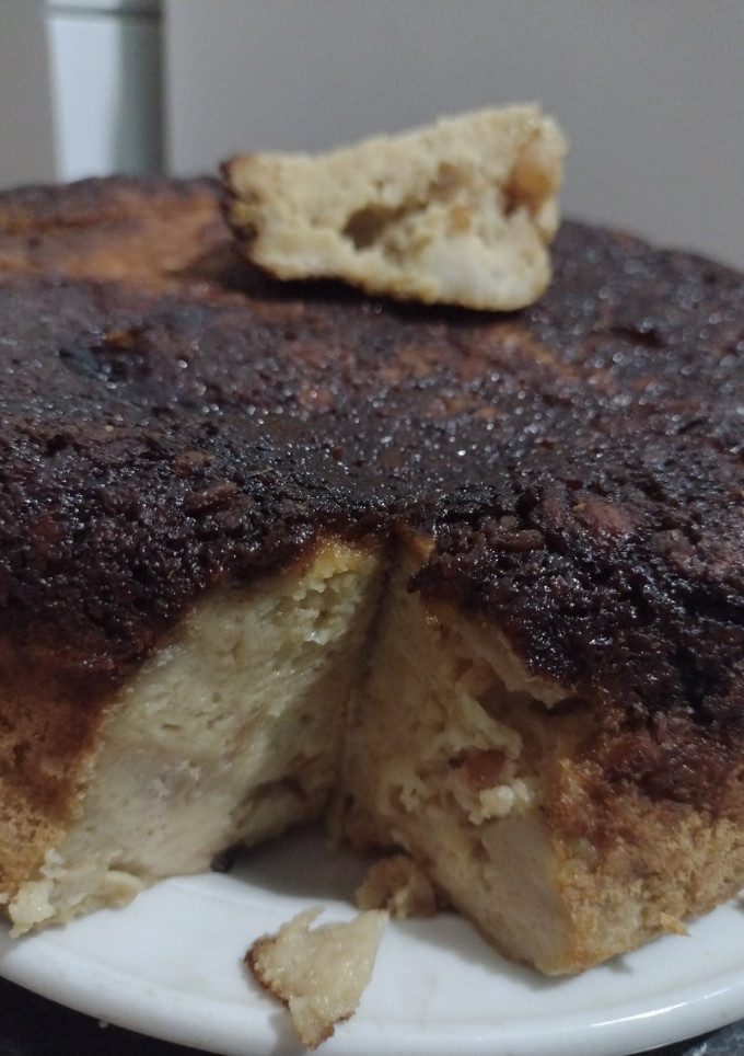 Una foto de Budín de pan fácil con mix tropical y azúcar mascabo 🤤