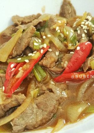 Foto resep Daging Saus Teriyaki