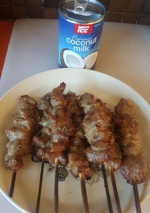 รูปของ หมูปิ้งกะทินมสด