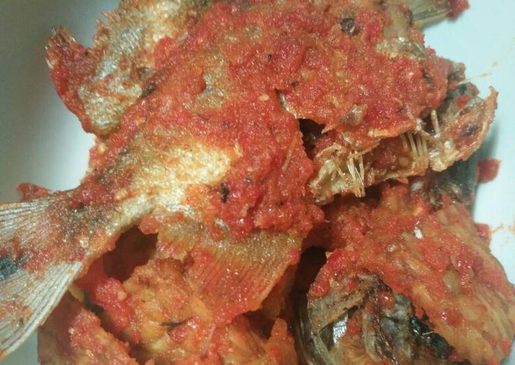 Resep Sambal ikan bawal n tempe yang Lezat Sekali