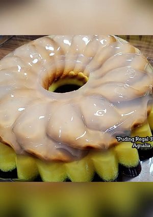 Foto resep "Puding Regal 3 Lapis"
