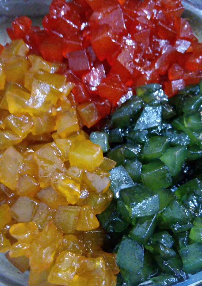 Una foto de Fruta confitada para pan de Pascua