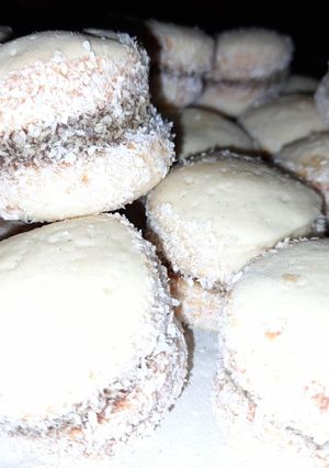 Una foto de Alfajores de maicena