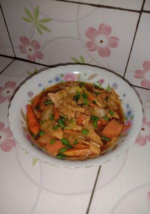 Foto resep Gongso Sosis Telur