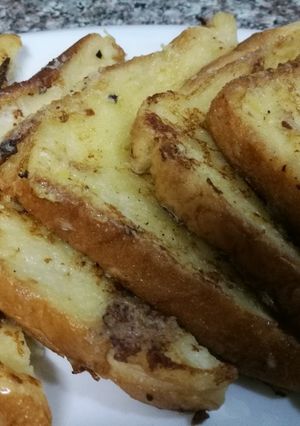 A picture of French cream cheese slice.