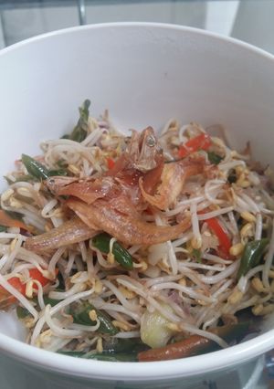 Foto resep Kecambah Ikan Asin