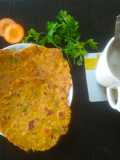 રાઈસ એન્ડ વેજિટેબલ્સ પરાઠા (Rice Vegetables Paratha Recipe In Gujarati)
